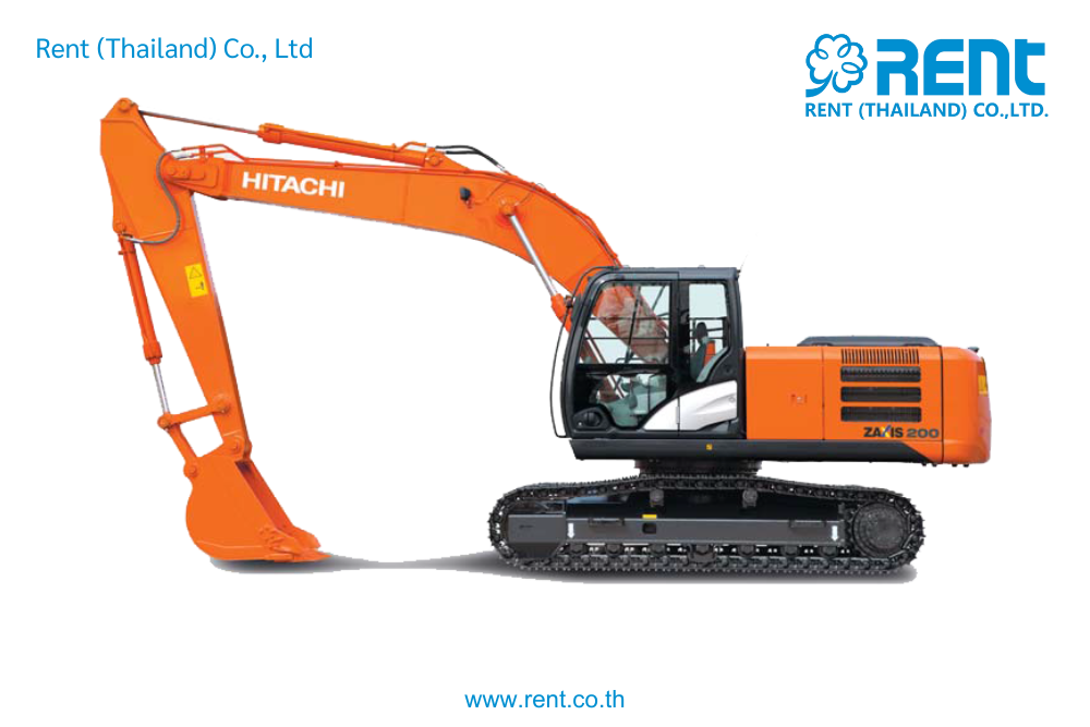 รถขุดขนาด 20 ตัน Backhoe 20t สำหรับงานก่อสร้างและงานภาคสนาม จาก Rent Thailand